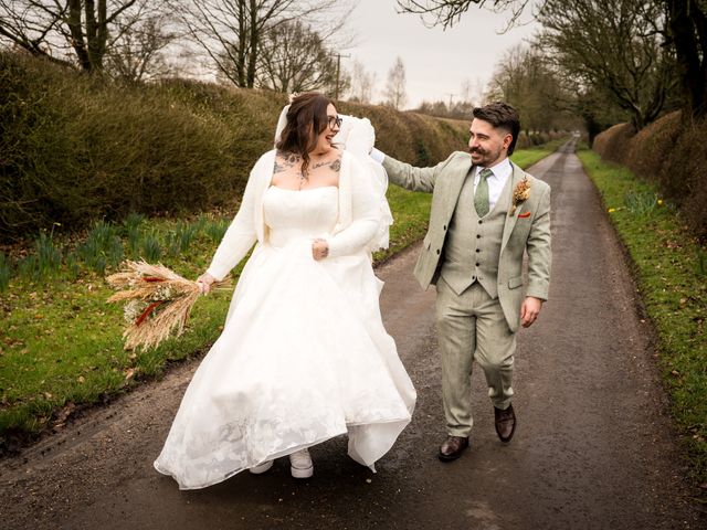 George and Bekka's Wedding in Whitchurch, Hampshire 15