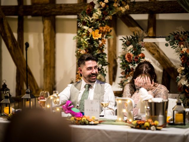 George and Bekka's Wedding in Whitchurch, Hampshire 21