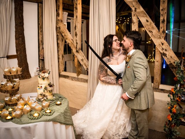George and Bekka's Wedding in Whitchurch, Hampshire 22
