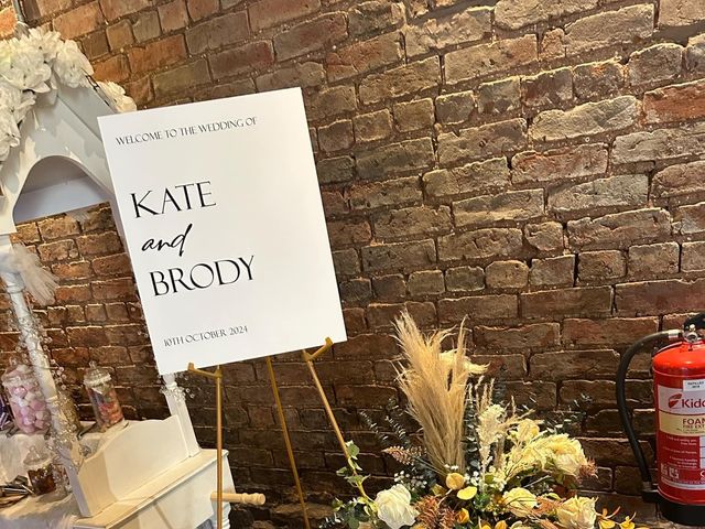 Kate and Brody's Wedding in Astley, Greater Manchester 8