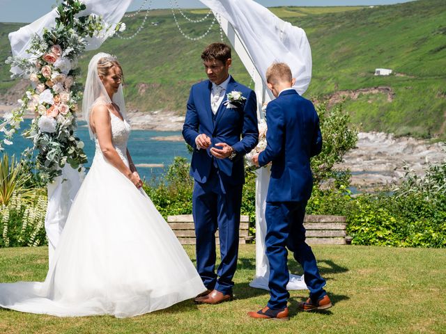 Paul and Anna&apos;s Wedding in Polhawn, Cornwall 20