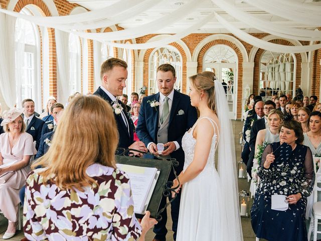Dominic and Sophie's Wedding in Egham, Surrey 18