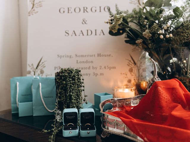Georgio and Saadia's Wedding in Central London, South West London 33