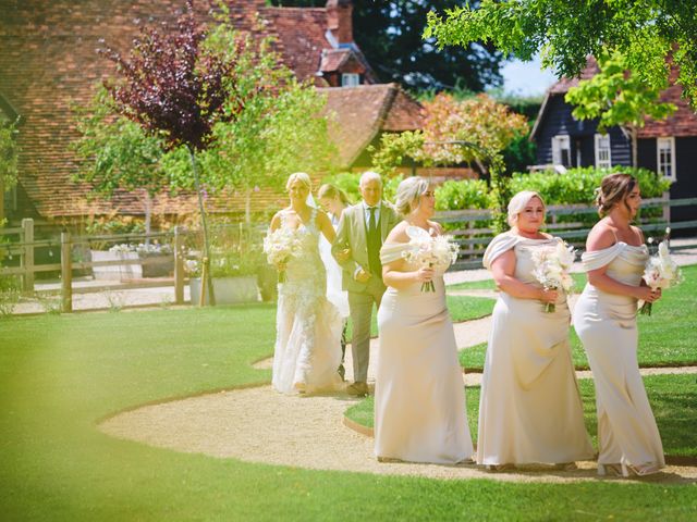 Lee and Abbi&apos;s Wedding in Silchester, Hampshire 18