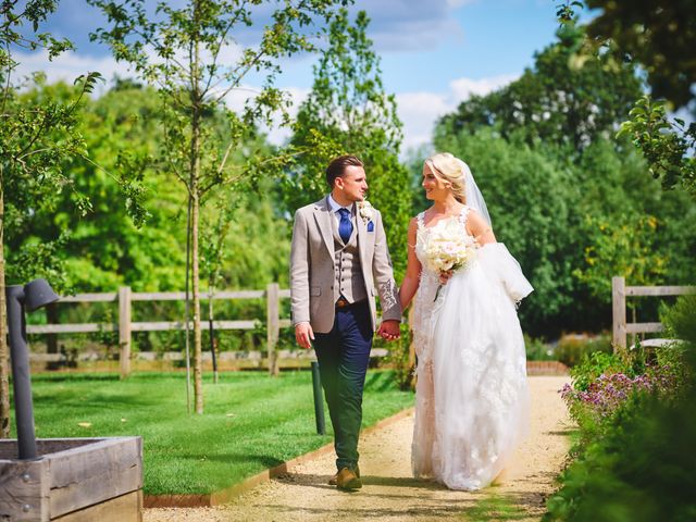 Lee and Abbi&apos;s Wedding in Silchester, Hampshire 42