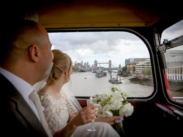 Stephanie and Joseph's Wedding in London Bridge, East Central London 18