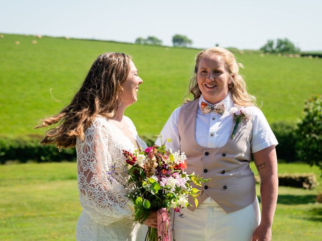 Hannah and Katie&apos;s Wedding in Looe, Cornwall 22