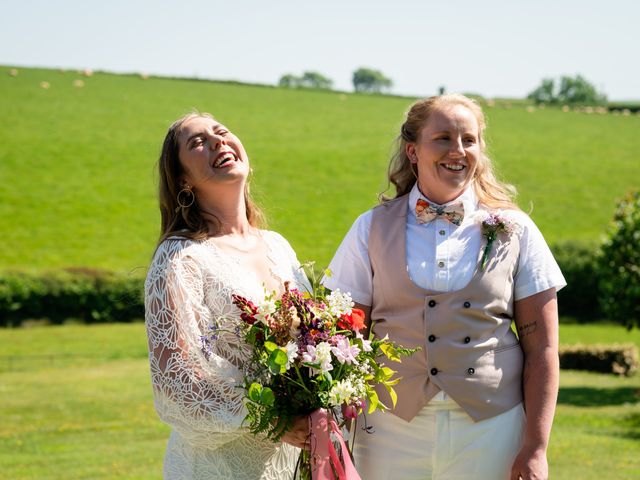 Hannah and Katie&apos;s Wedding in Looe, Cornwall 23