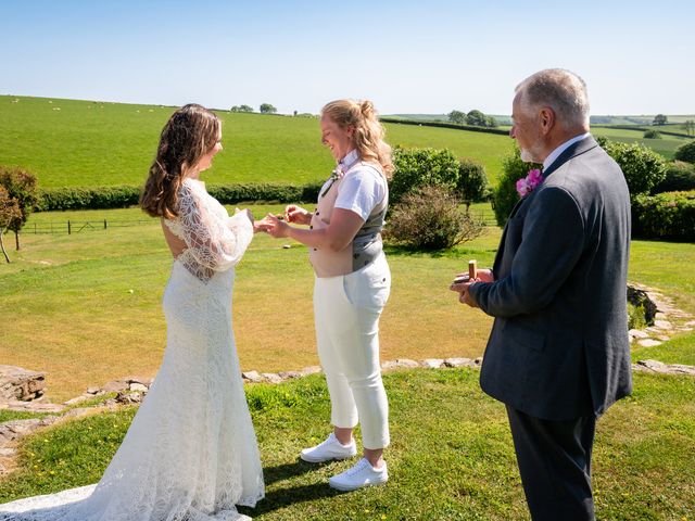 Hannah and Katie&apos;s Wedding in Looe, Cornwall 30