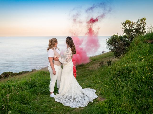 Hannah and Katie&apos;s Wedding in Looe, Cornwall 77