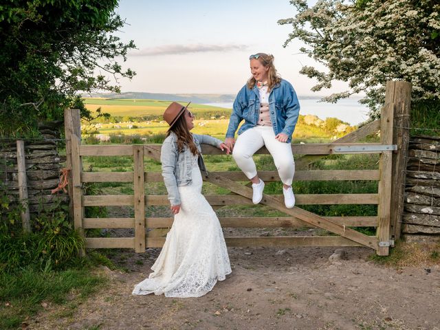 Hannah and Katie&apos;s Wedding in Looe, Cornwall 83