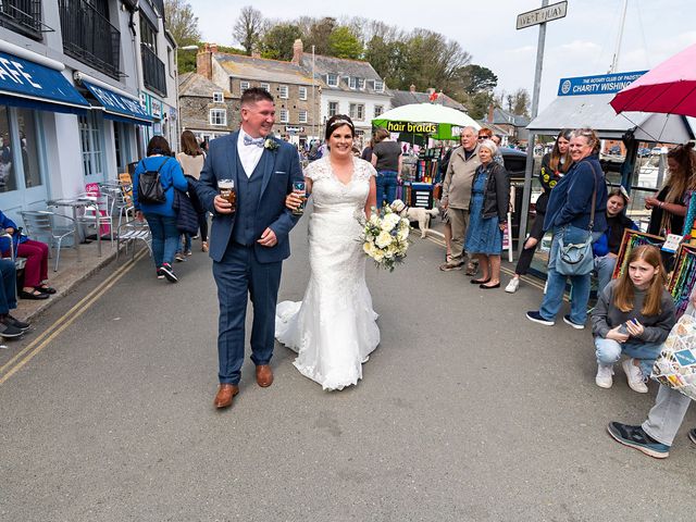 Steve and Jade&apos;s Wedding in Padstow, Cornwall 388