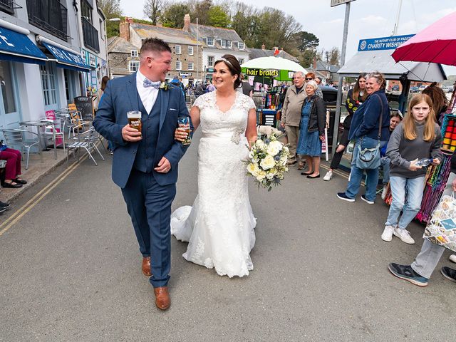 Steve and Jade&apos;s Wedding in Padstow, Cornwall 389