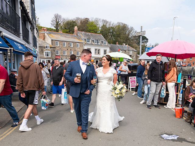 Steve and Jade&apos;s Wedding in Padstow, Cornwall 391