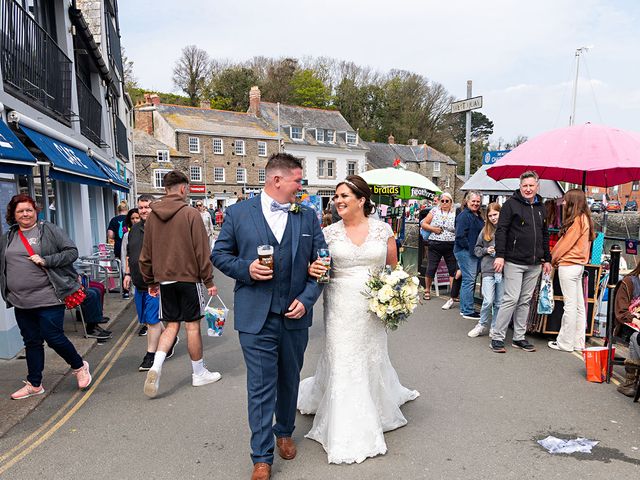 Steve and Jade&apos;s Wedding in Padstow, Cornwall 392