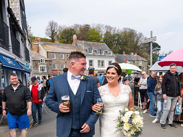 Steve and Jade&apos;s Wedding in Padstow, Cornwall 394