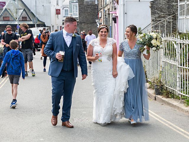Steve and Jade&apos;s Wedding in Padstow, Cornwall 401