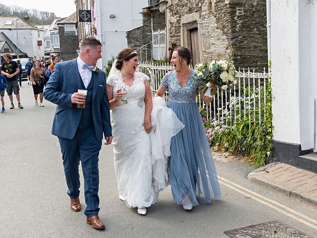 Steve and Jade&apos;s Wedding in Padstow, Cornwall 403