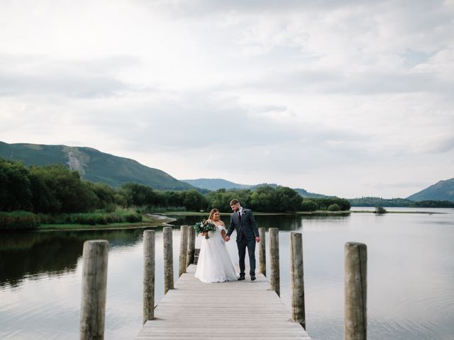 John and Molly&apos;s Wedding in Keswick, Cumbria 13