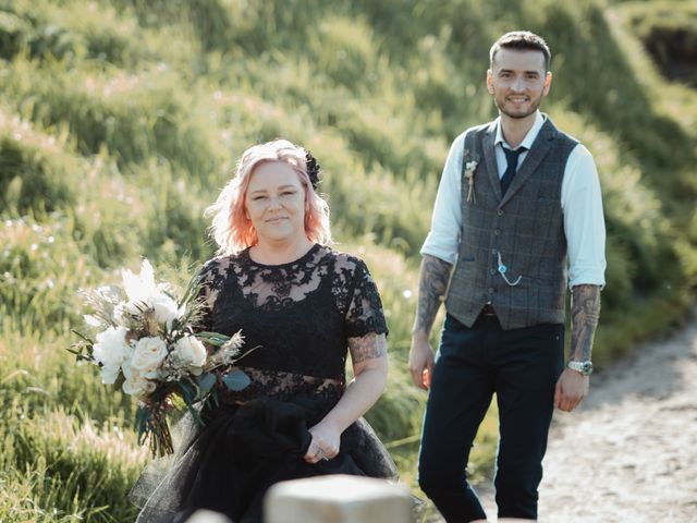 Jake and Rebecca's Wedding in Bamburgh, Northumberland 17