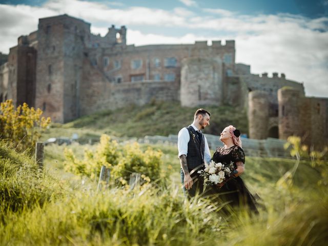 Jake and Rebecca's Wedding in Bamburgh, Northumberland 19