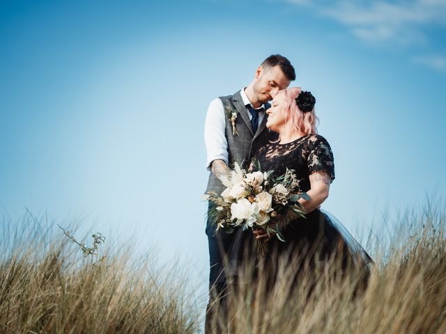 Jake and Rebecca's Wedding in Bamburgh, Northumberland 22