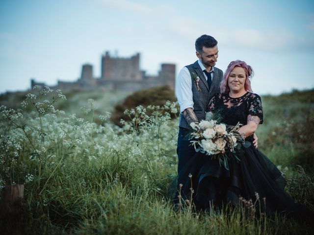 Jake and Rebecca's Wedding in Bamburgh, Northumberland 30