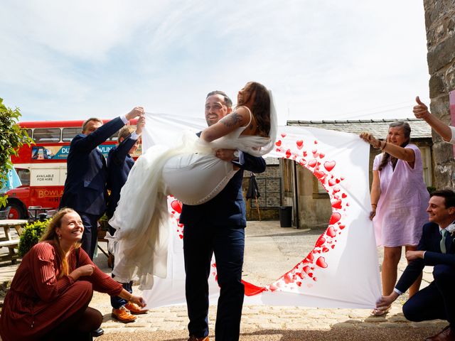 Mike and Elise&apos;s Wedding in Clitheroe, Lancashire 10