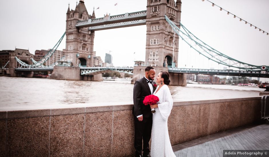 Klara and Alex's Wedding in London Bridge, East Central London