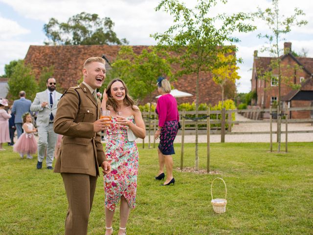 Tom and Amy&apos;s Wedding in Silchester, Hampshire 30