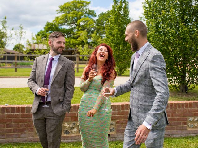 Tom and Amy&apos;s Wedding in Silchester, Hampshire 32