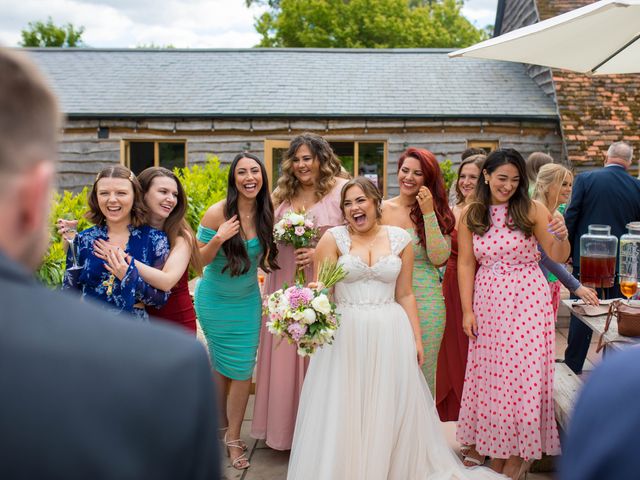 Tom and Amy&apos;s Wedding in Silchester, Hampshire 35