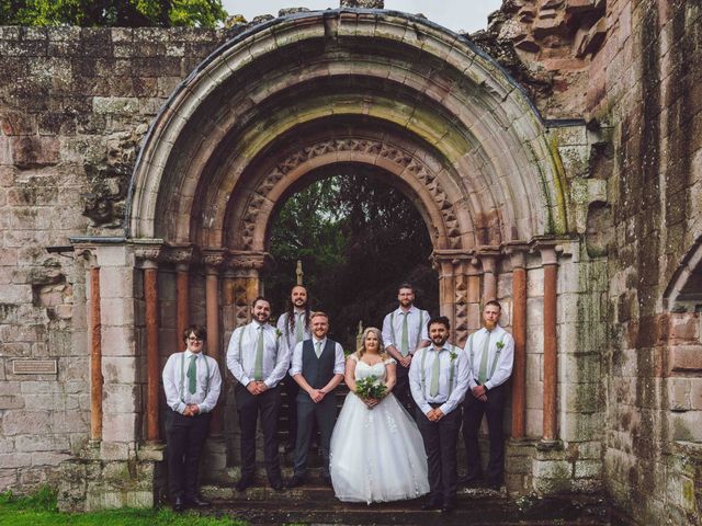 Brittany and Eddie&apos;s Wedding in Scottish Borders, Lothian &amp; Borders 25