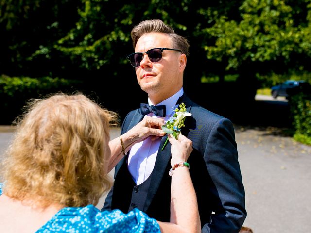 Michael and Hannah's Wedding in Bourton on Dunsmore, Warwickshire 11