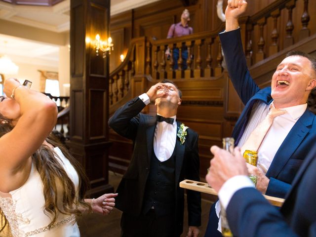 Michael and Hannah's Wedding in Bourton on Dunsmore, Warwickshire 96