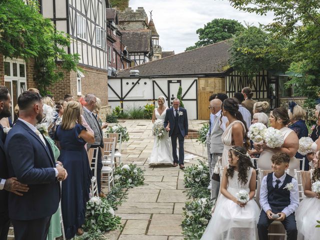 Dean and Charlotte&apos;s Wedding in East Grinstead, West Sussex 17