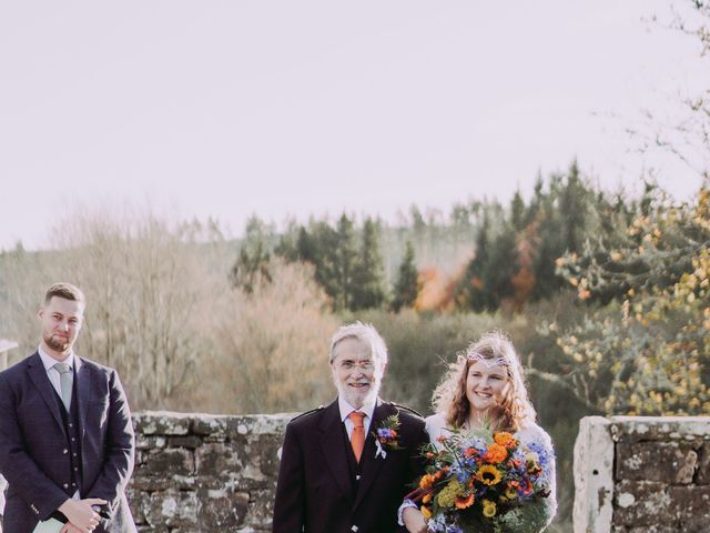 Rob and Margot's Wedding in Kielder Water, Northumberland 10