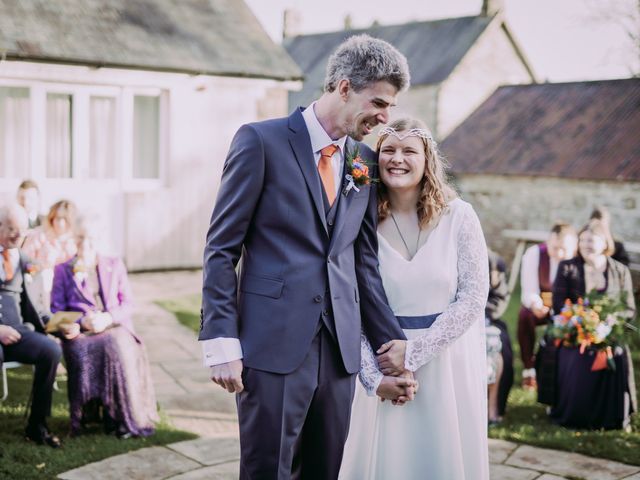 Rob and Margot's Wedding in Kielder Water, Northumberland 13