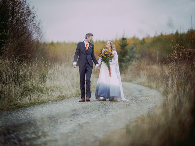 Rob and Margot's Wedding in Kielder Water, Northumberland 40