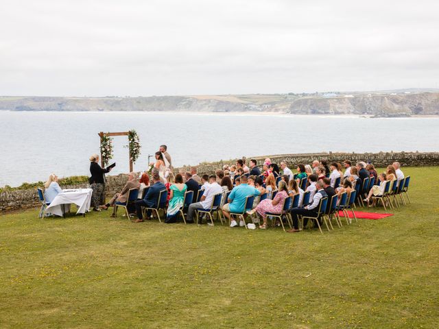 Lucy and Phil's Wedding in Newquay, Cornwall 17