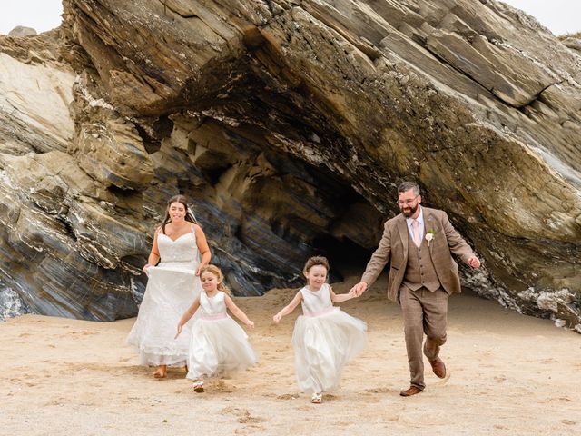 Lucy and Phil's Wedding in Newquay, Cornwall 32
