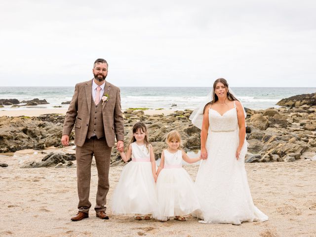 Lucy and Phil's Wedding in Newquay, Cornwall 34