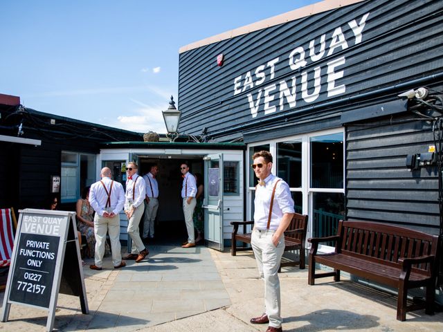 Phillip and Lucy's Wedding in Whitstable, Kent 6