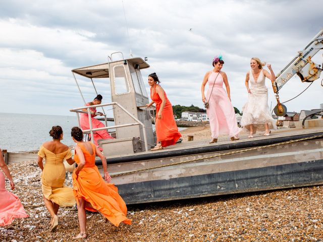 Phillip and Lucy's Wedding in Whitstable, Kent 32