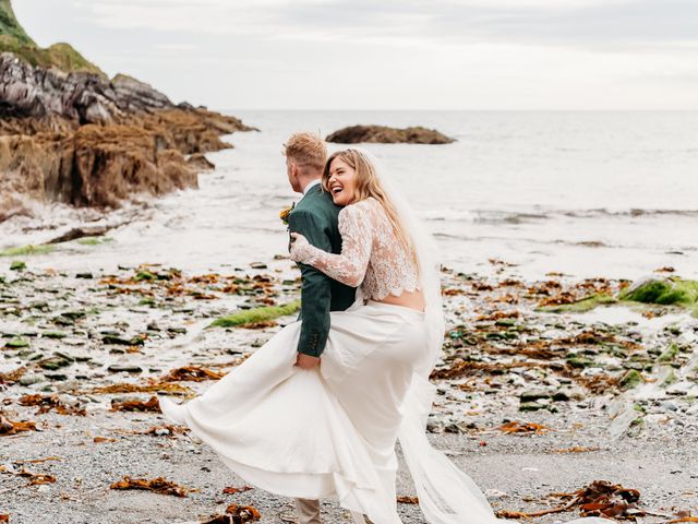 Kevin and Autumn&apos;s Wedding in Torpoint, Cornwall 42