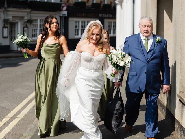 Nick and Cathy's Wedding in Buckingham, Buckinghamshire 9