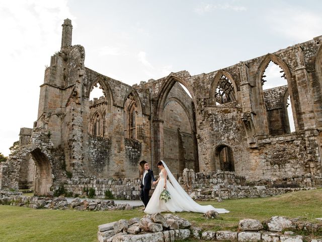 George and Parisa's Wedding in Bolton Abbey, North Yorkshire 1