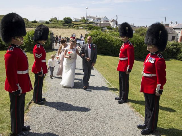 Joseph and Angharad&apos;s Wedding in Holyhead, Isle of Anglesey 11
