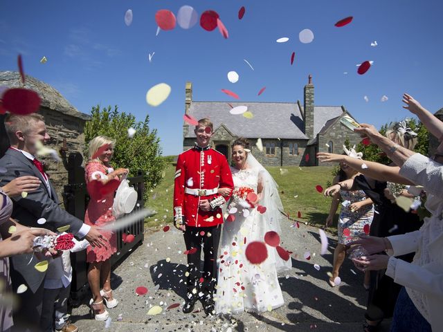 Joseph and Angharad&apos;s Wedding in Holyhead, Isle of Anglesey 16