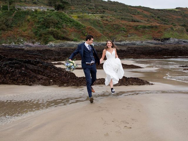 Iain and Catherine&apos;s Wedding in Polhawn, Cornwall 17